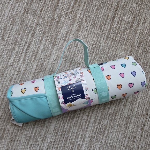 Roller Rabbit x Target Disco Hearts Picnic Blanket